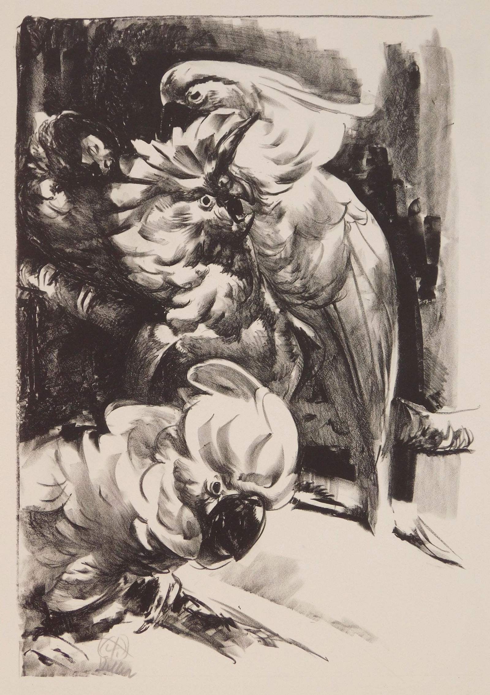 Henry Keller lithograph (1 of 4)