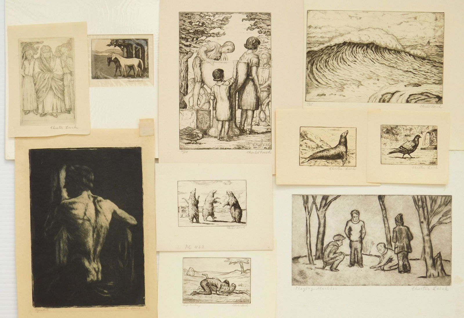 10 Chester Leich etchings (1 of 6)
