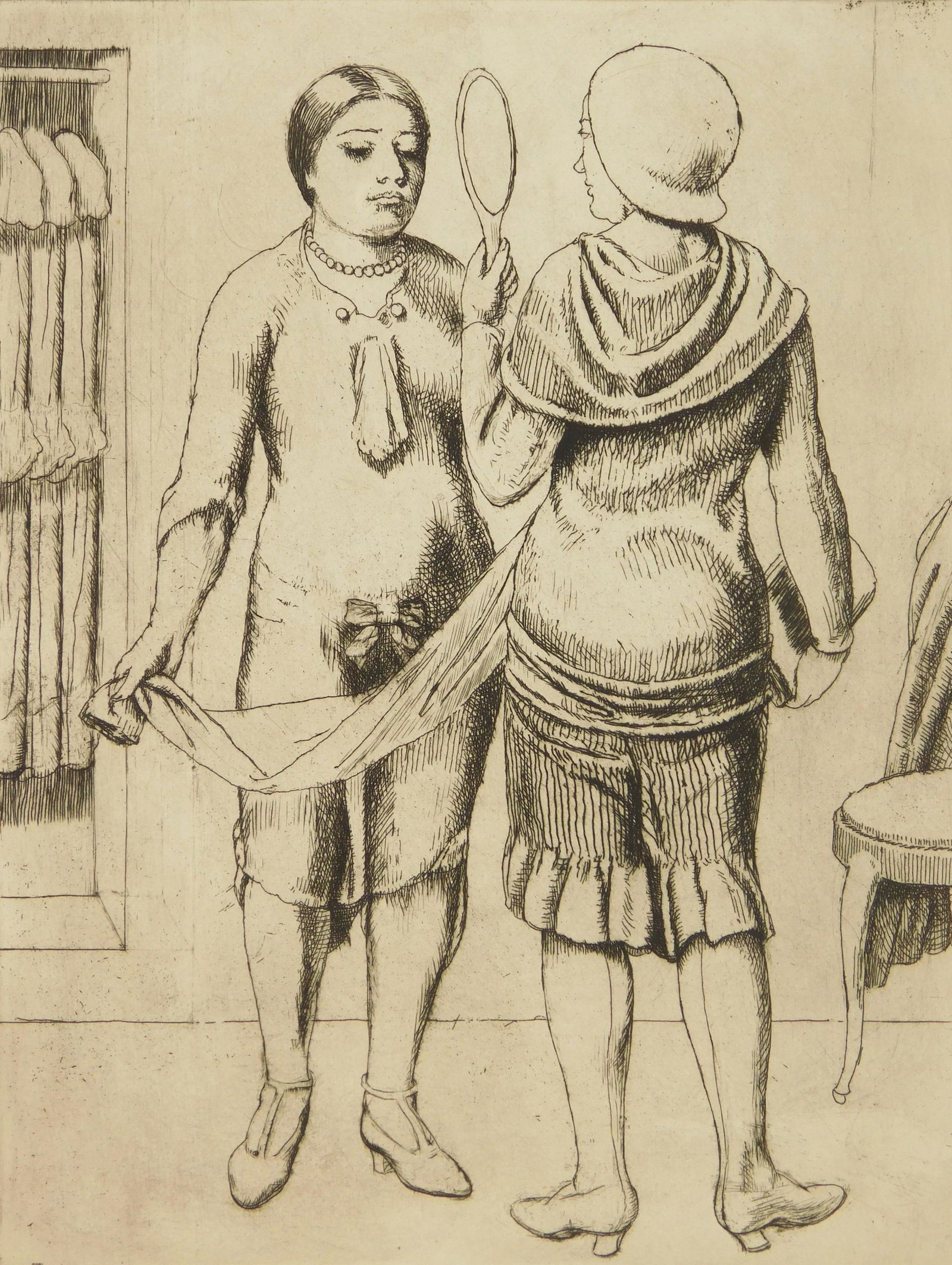 Kenneth H. Miller etching (1 of 4)