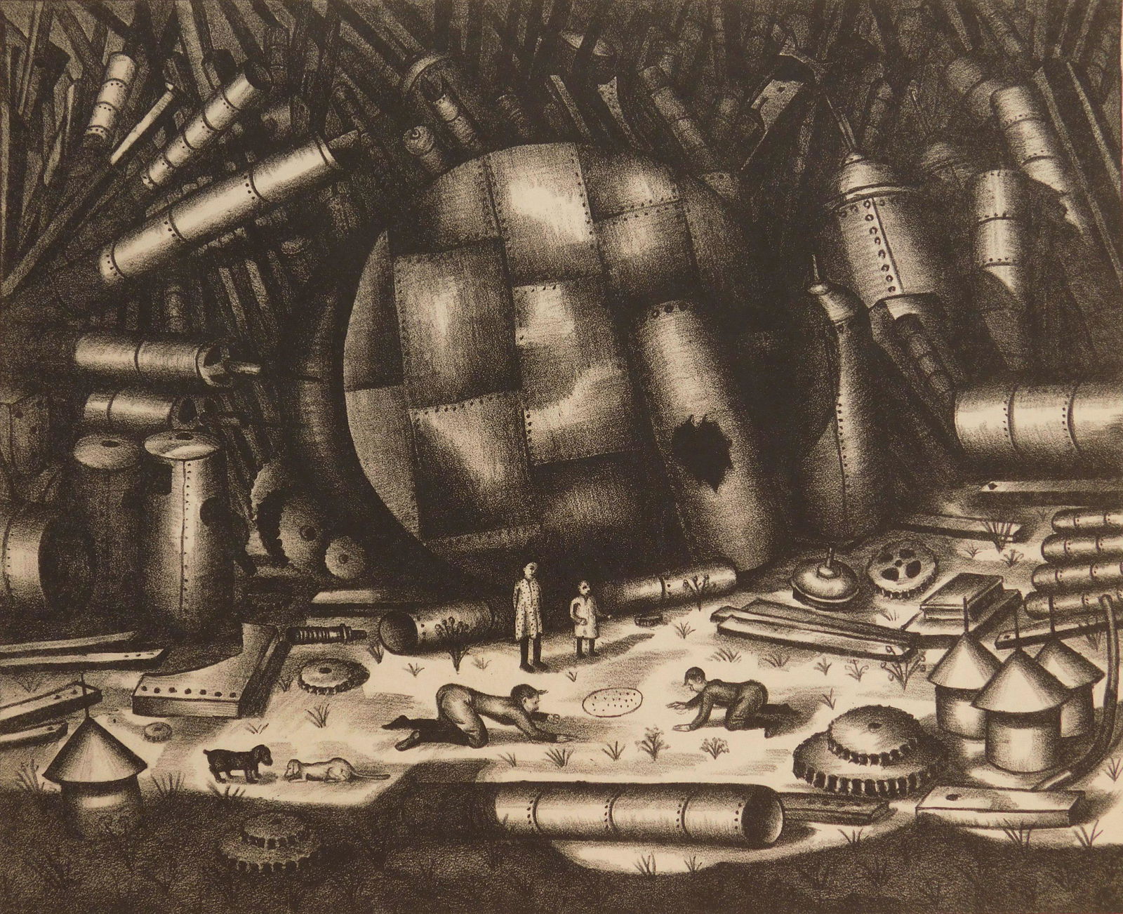 Charles Ramus lithograph (1 of 4)