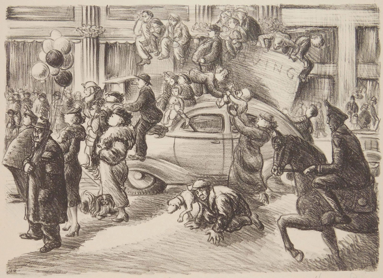 Harry Rein lithograph (1 of 5)