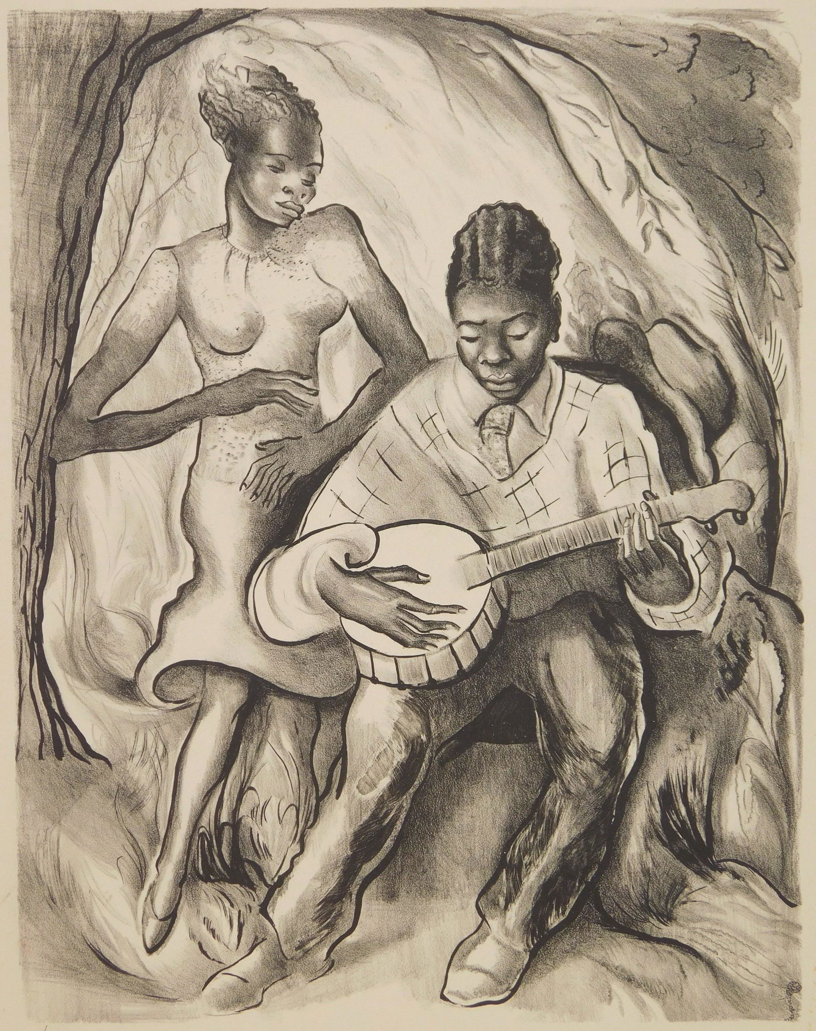 Caroline Speare Rohland lithograph (1 of 4)