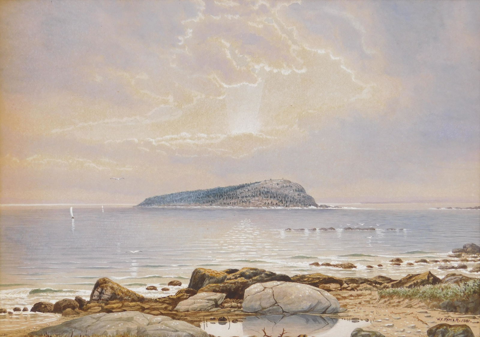 William C. Rymer gouache (1 of 4)