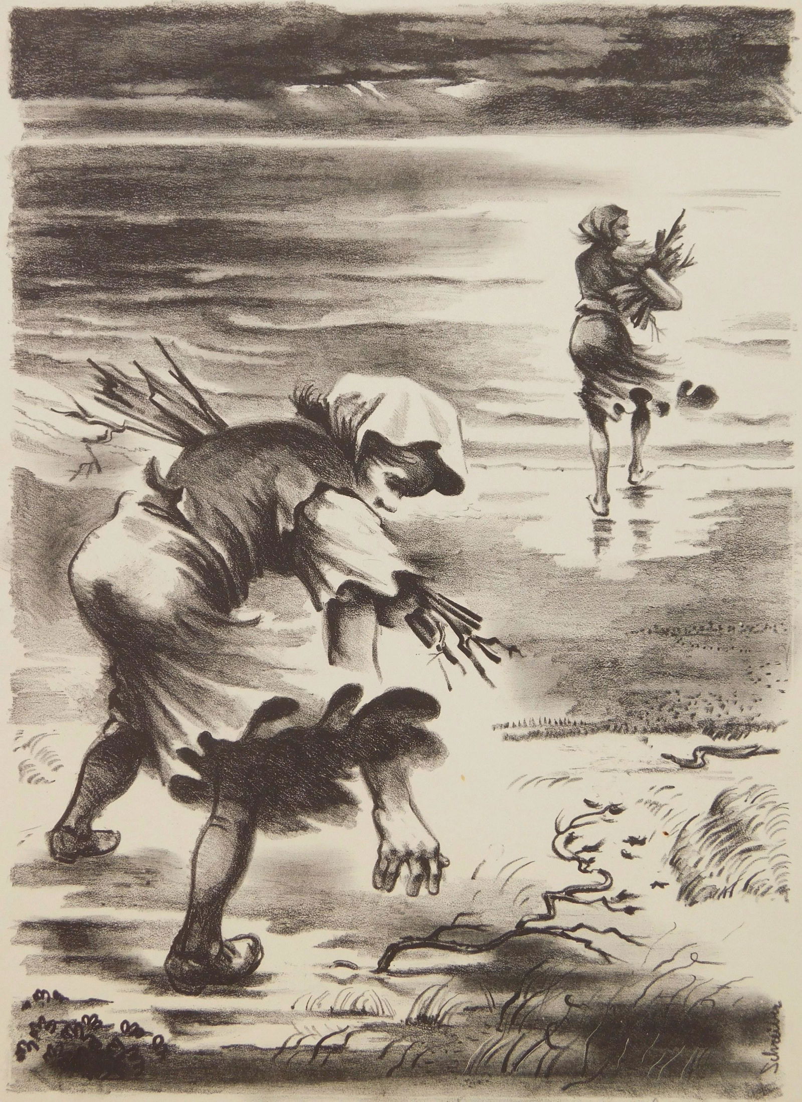 Georges Schreiber lithograph (1 of 4)