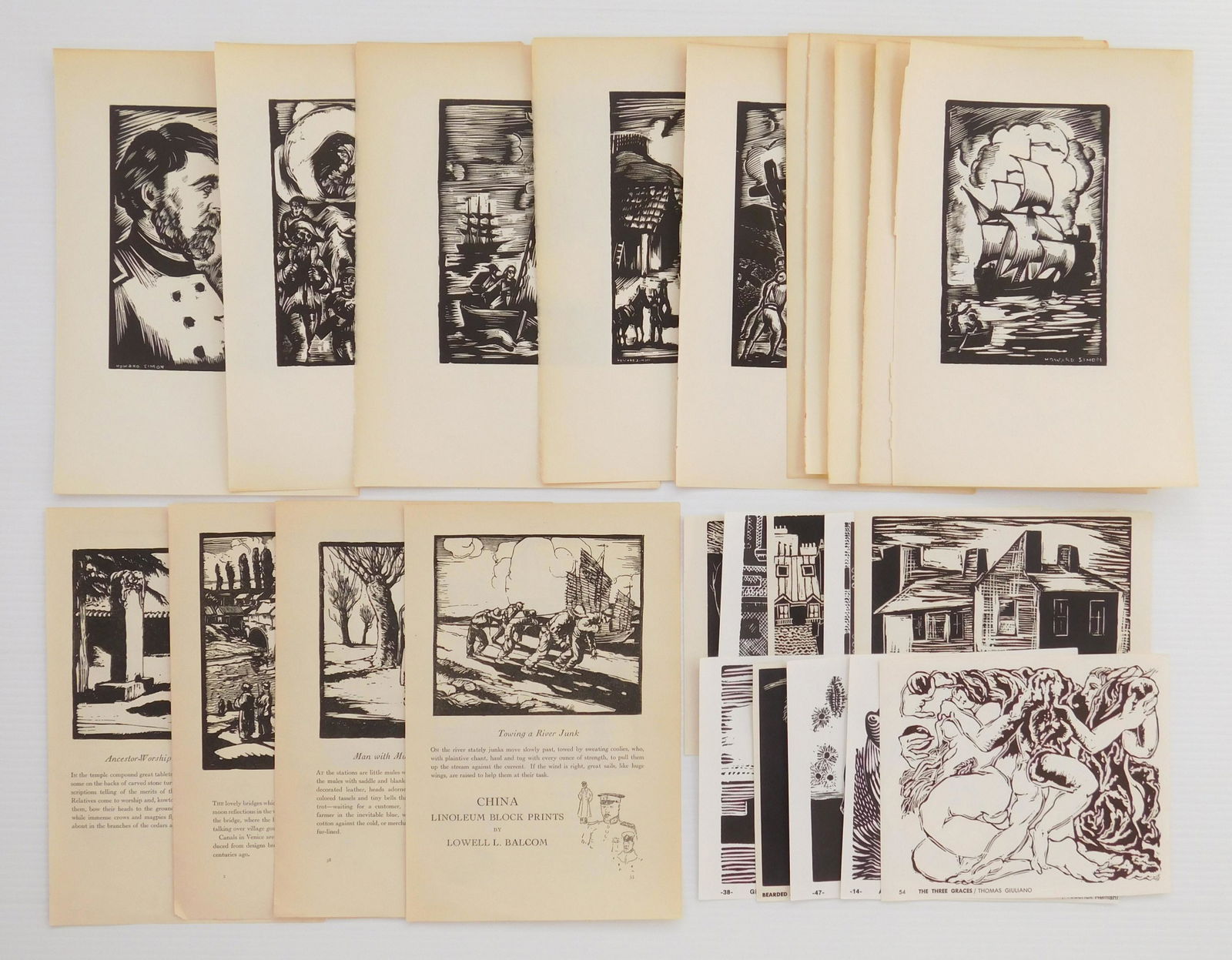 Howard Simon woodblocks (1 of 4)