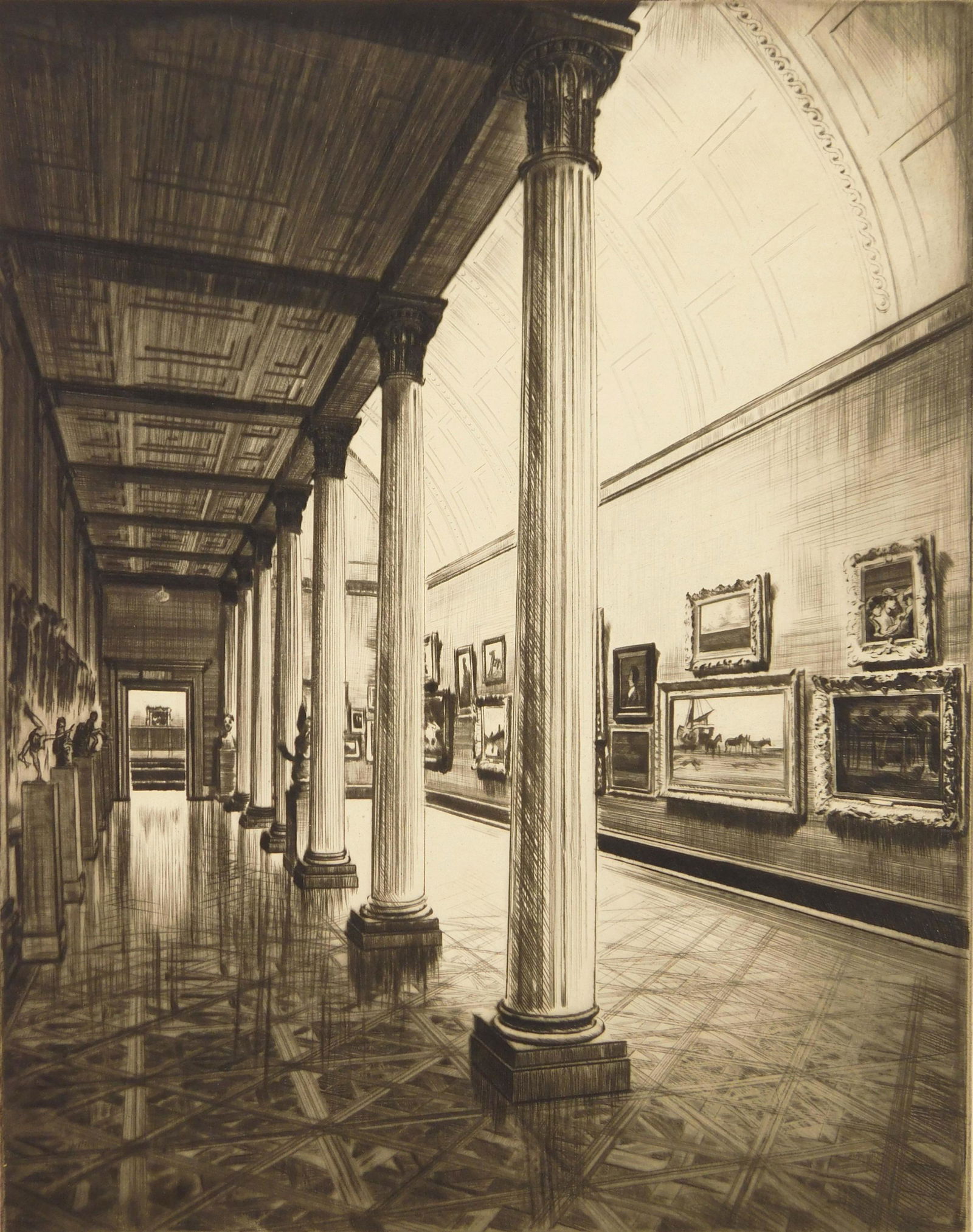 Walter Tittle drypoint (1 of 4)