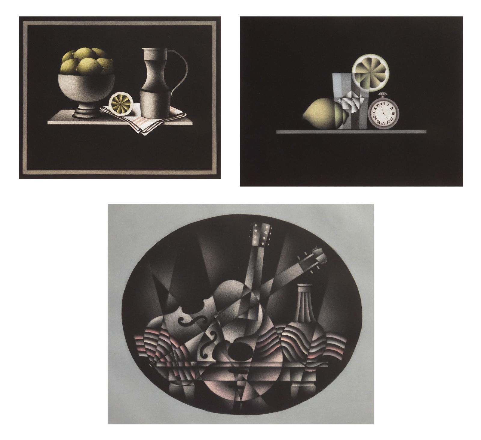 3 Mario Avati mezzotints (1 of 7)