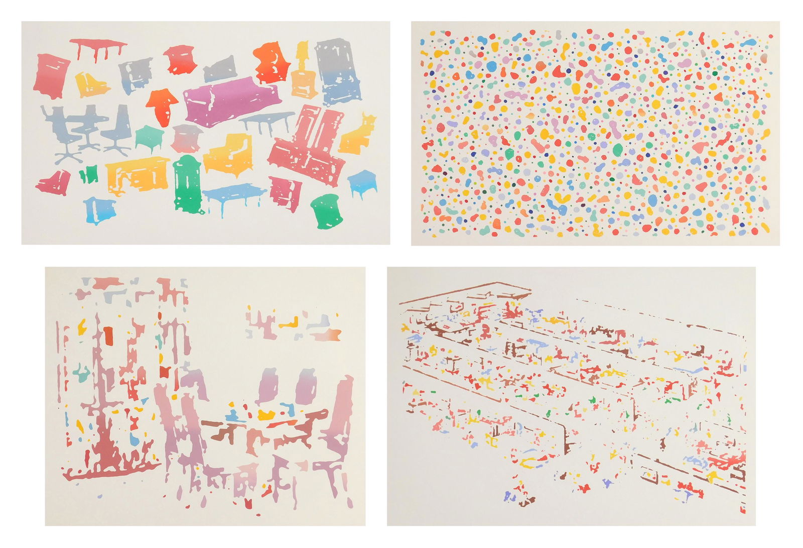 4 Roger Benedetti silkscreens (1 of 6)