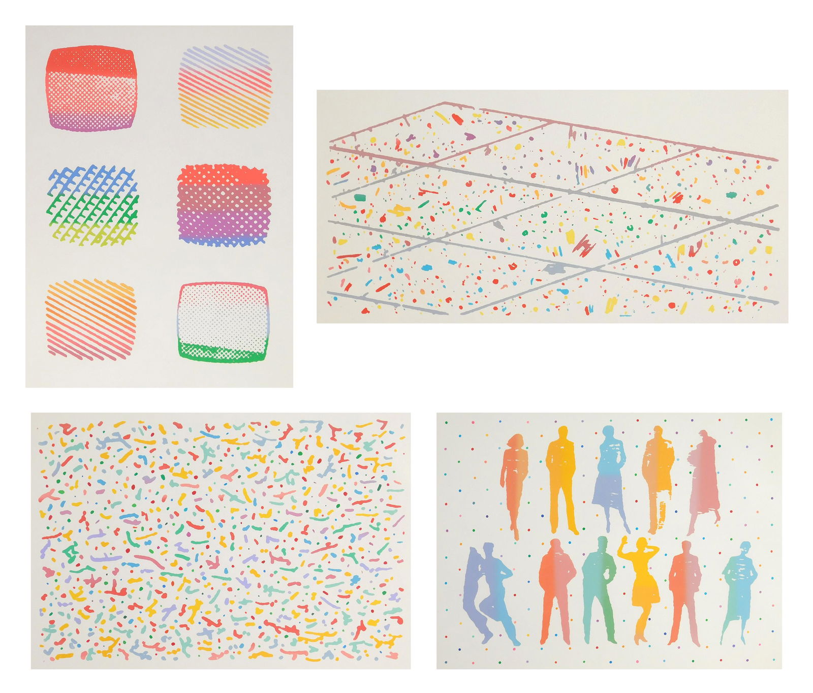 4 Roger Benedetti silkscreens (1 of 6)