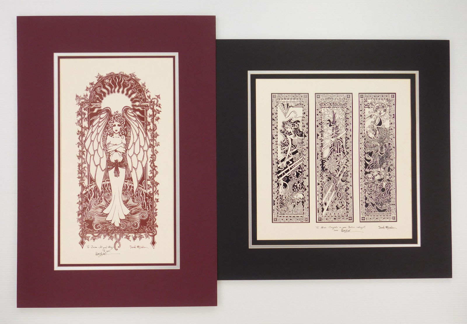 2 Sara McLachlin woodcuts (1 of 5)