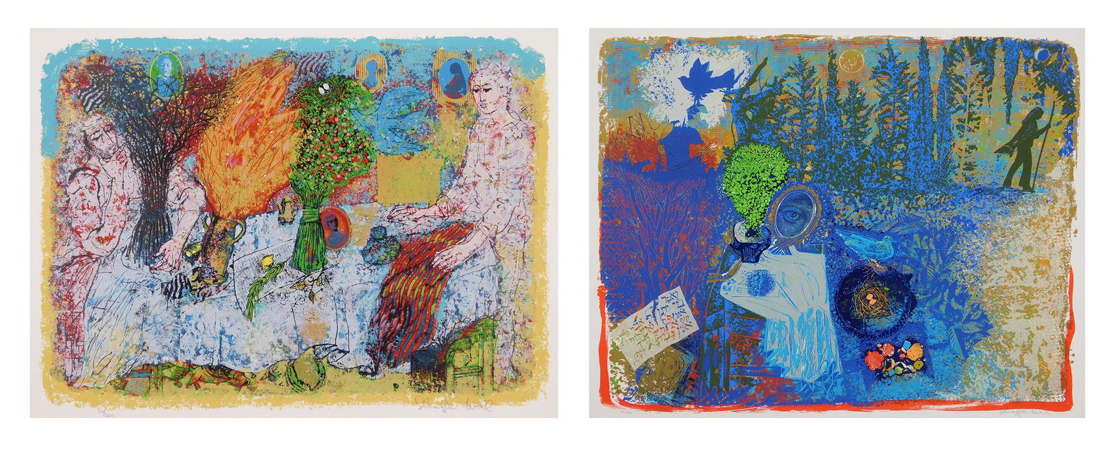 2 Shraga Weil lithographs (1 of 7)