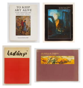 4 Books on American artists: 4 Books on American artists 1). Karal Ann Marling. '' Joe Jones and J.B. Turnbull: Visions of the Midwest in the 1930s.'' Introduction by Curtis L. Carter. Patrick and Beatrice Haggerty Museum of Art