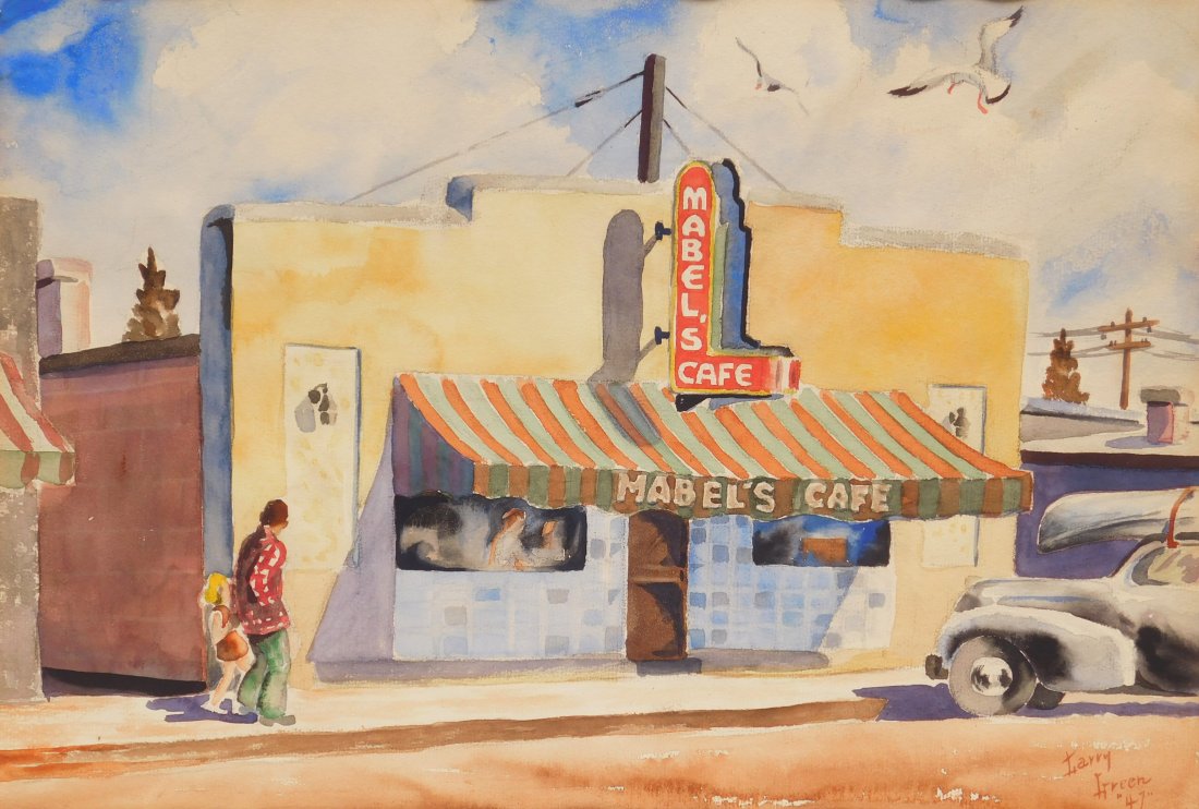 Larry Green watercolor (1 of 4)