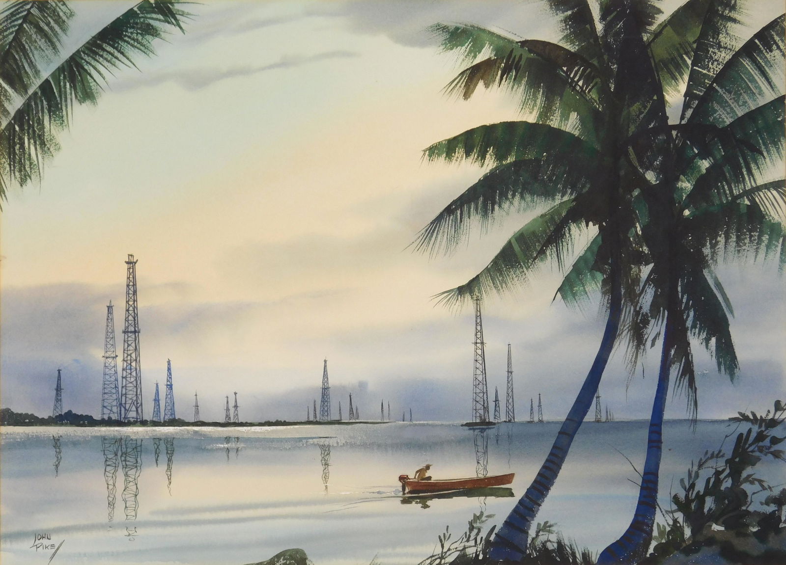 John Pike watercolor (1 of 6)