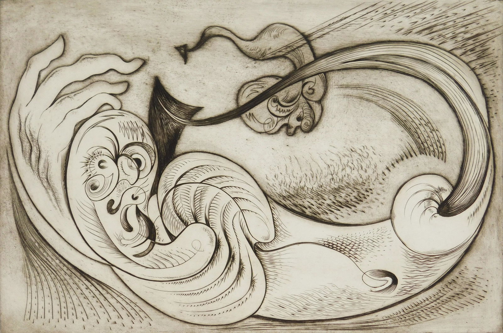 Letterio Calapai etching (1 of 4)