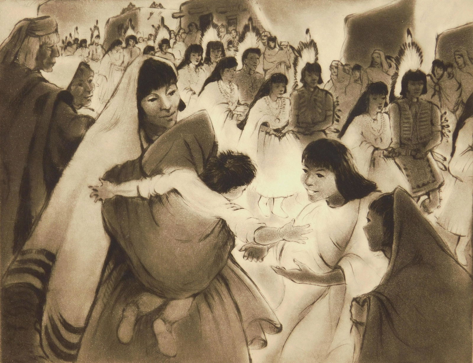 Gene Kloss drypoint (1 of 5)