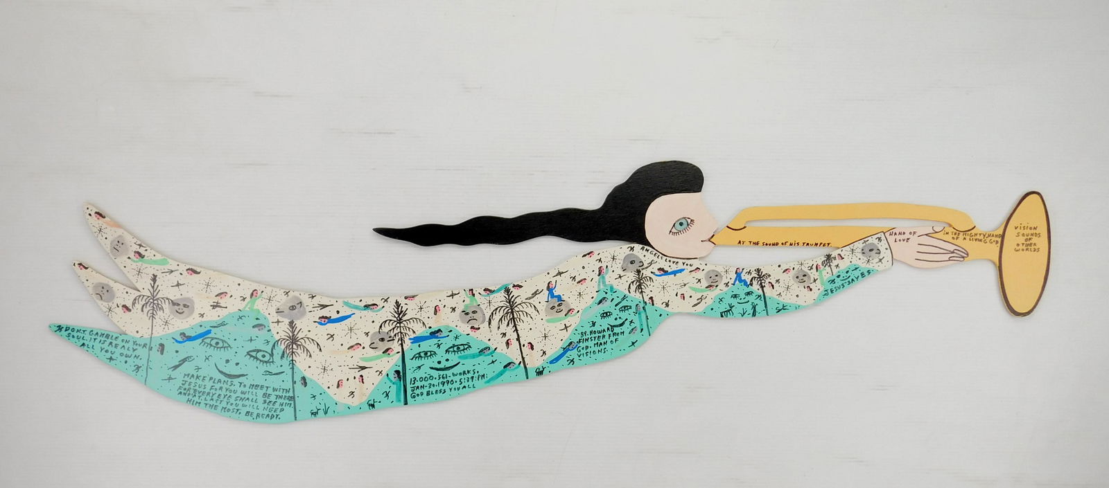 Howard Finster cut out panel (1 of 5)