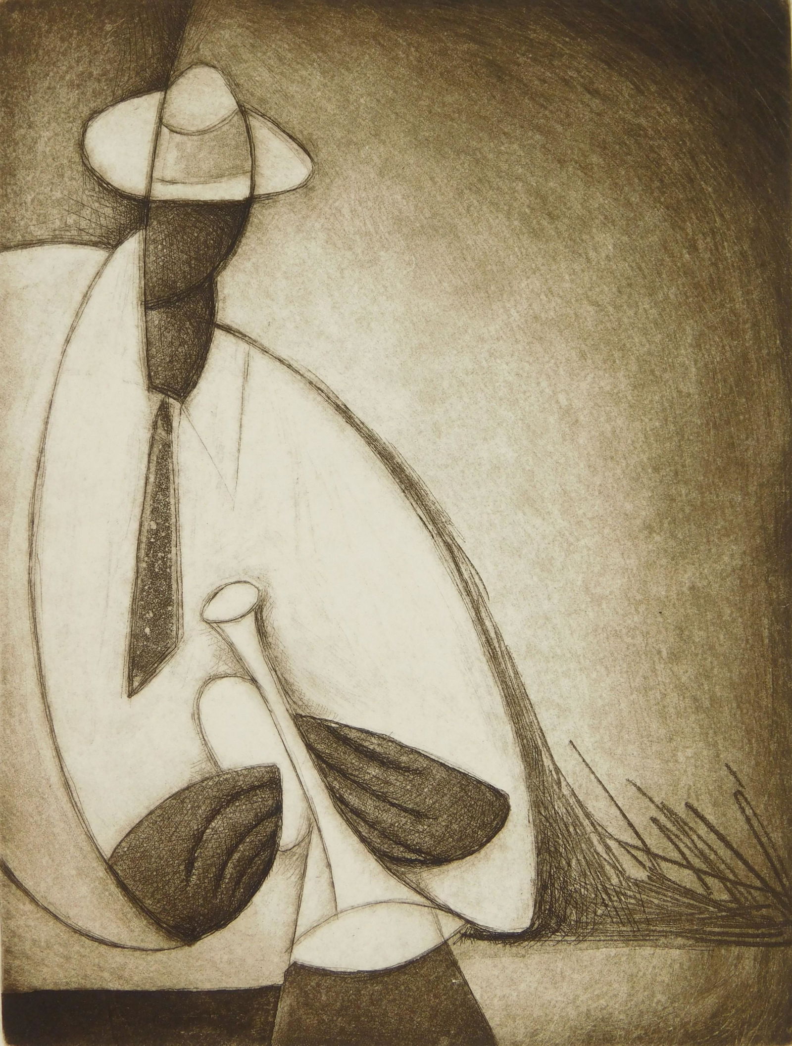 Joseph Holston etching (1 of 4)