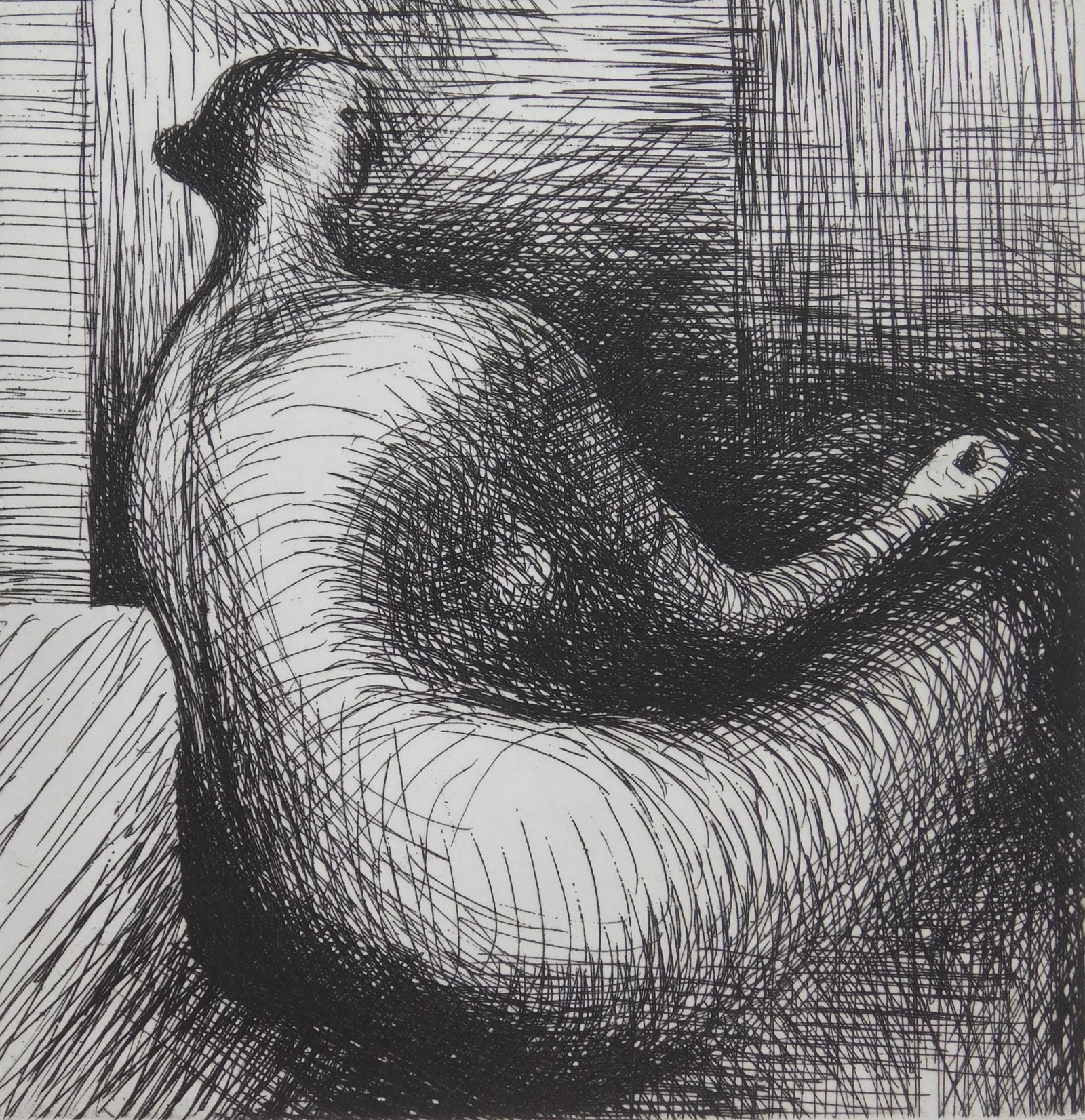 Henry Moore etching (1 of 4)