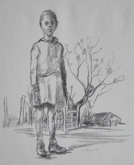 Alexander Brooks lithograph: Alexander Brooks- ''Willie Mae''- lithograph, 1948, signed in pencil, AAA edition of 250, very good condition. 11 1/2 x 9 1/2''