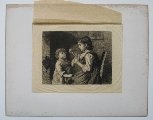 Guy etching - 2