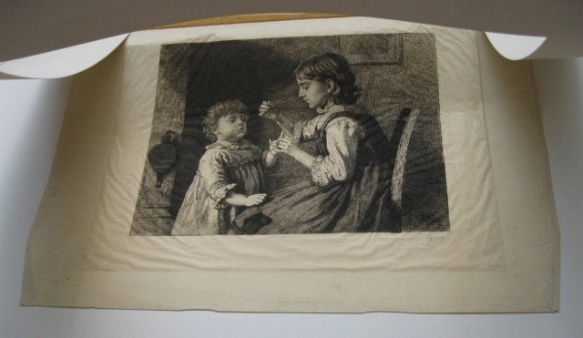 Guy etching - 3