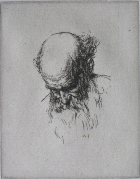 Arthur W. Heintzelman drypoint: Arthur W. Heintzelman- ''Little Head No. 1''- drypoint, signed in pencil, good condition. 3 1/4 x 2 1/2''