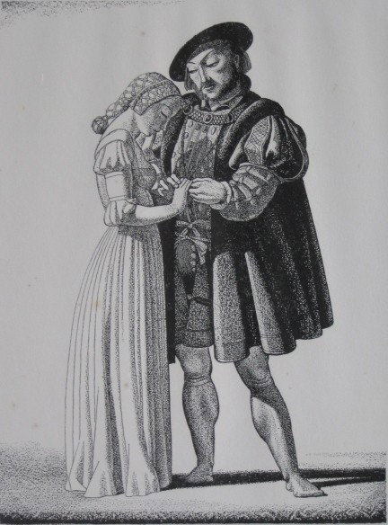 Rockwell Kent 3 lithographs: Rockwell Kent- Henry VIII; Hamlet; and Richard II- 3 lithographs, from illustration for edition of Shakespeare, all signed in pencil, 'Henry VIII' with foxing, 'Richard II' mat burn, otherwise all in 
