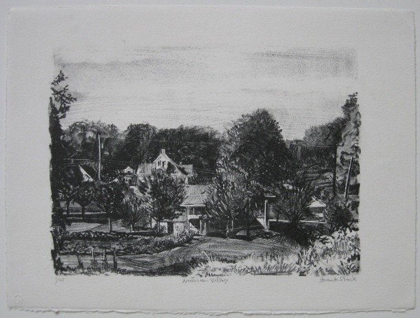 Frank Stack lithograph - 2