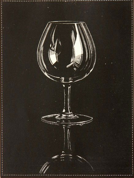 Asa Cheffetz wood engraving: Asa Cheffetz- ''Reflection in Crystal'' (Springfield 72)- wood engraving, 1945, signed and titled 'Glass (A Study)' in pencil, proof apart from the edition of 200 for The Woodcut Society in 1946, a ri