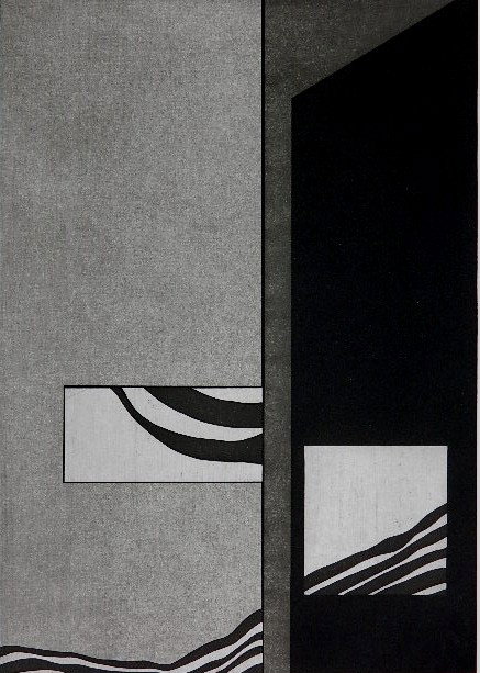 Phyllis Rogers aquatint: Phyllis Rogers- ''Beneath The City''- aquatint, 1980, signed, dated and numbered 1/10 in pencil, very good condition. 23 3/4 x 16 1/2''