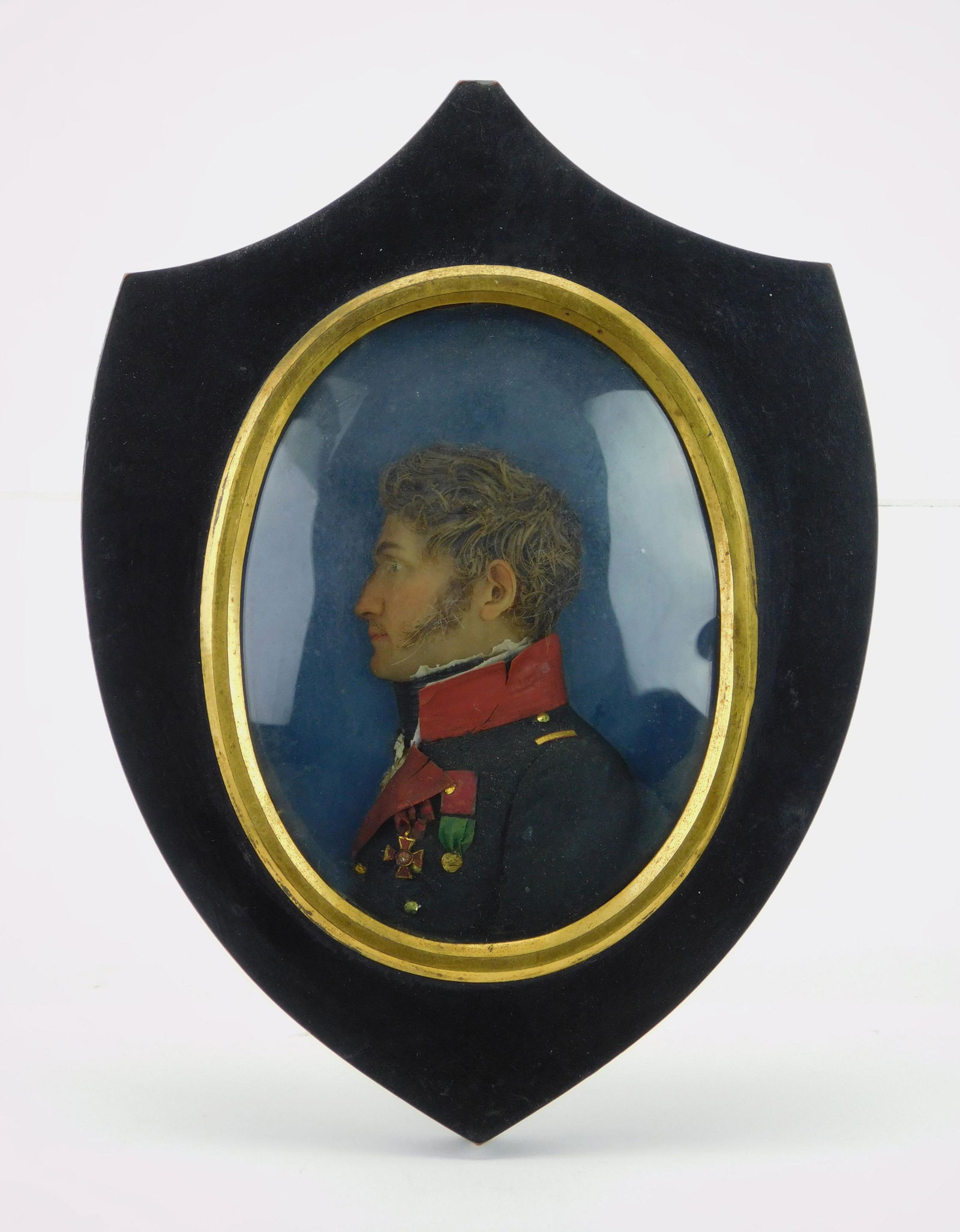 19th c. European wax profile (1 of 3)