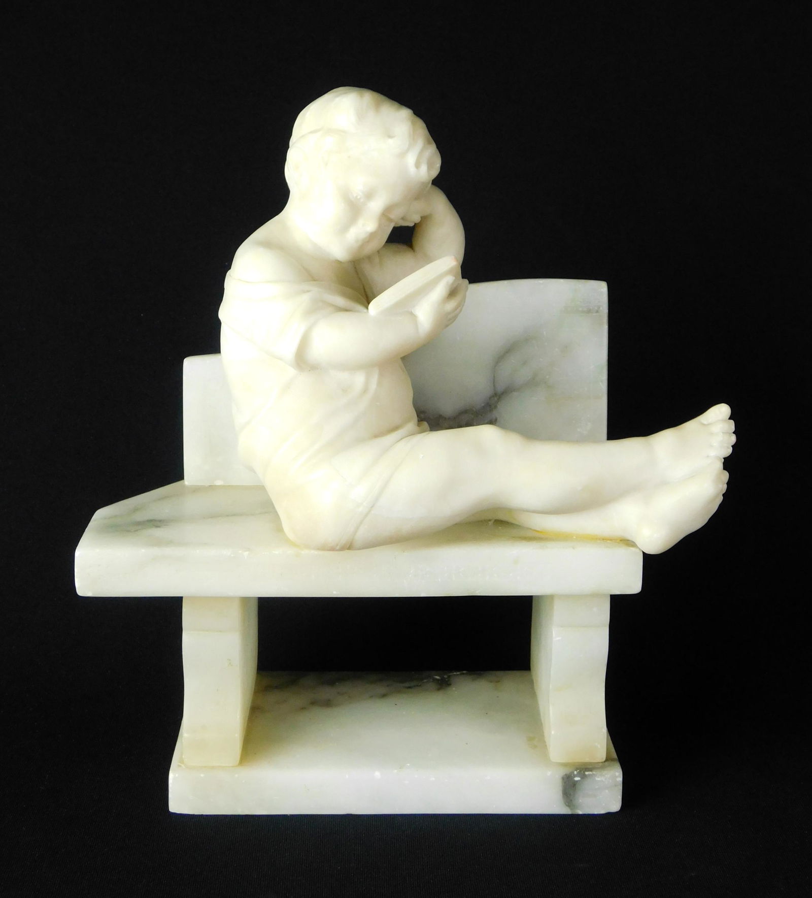 Alabaster Sculpture of a Child (1 of 5)