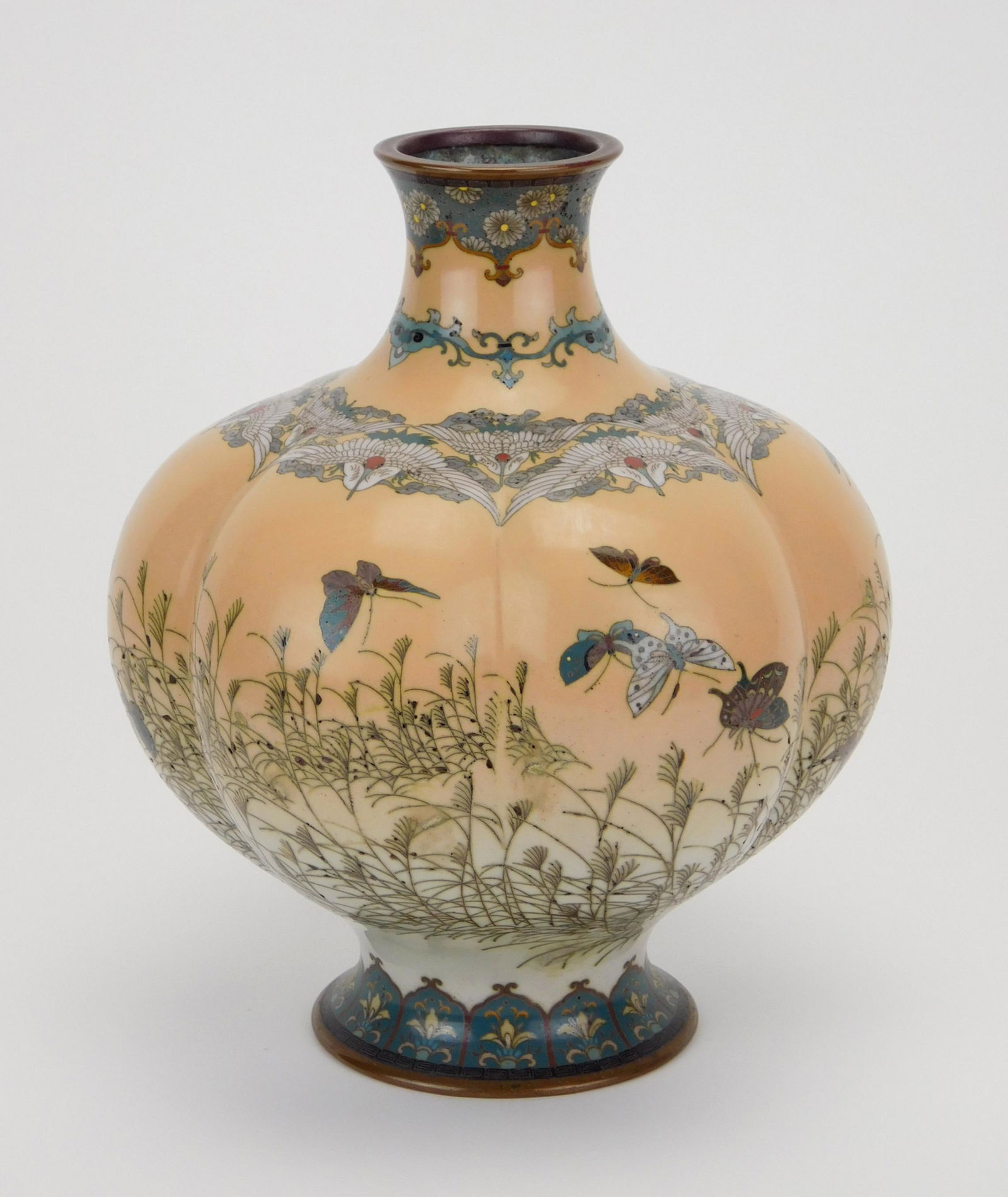 Asian cloisonne vase (1 of 5)
