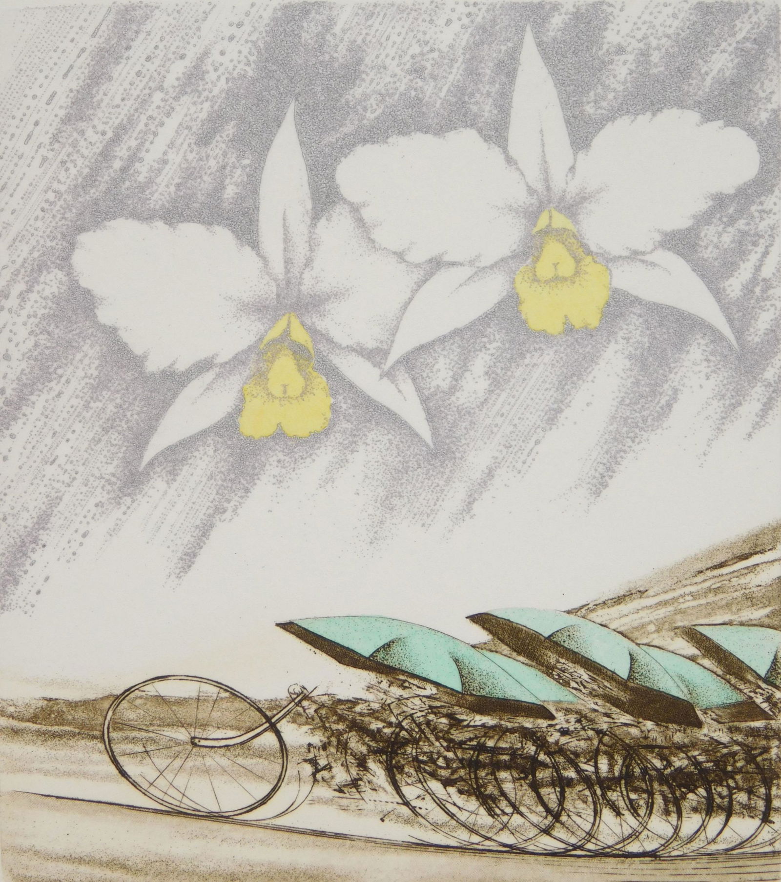 Shigeki Kuroda etching (1 of 4)