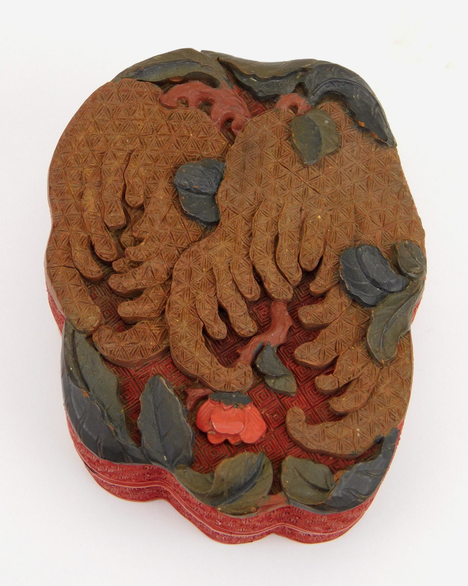 Chinese cinnabar presentation box (1 of 6)