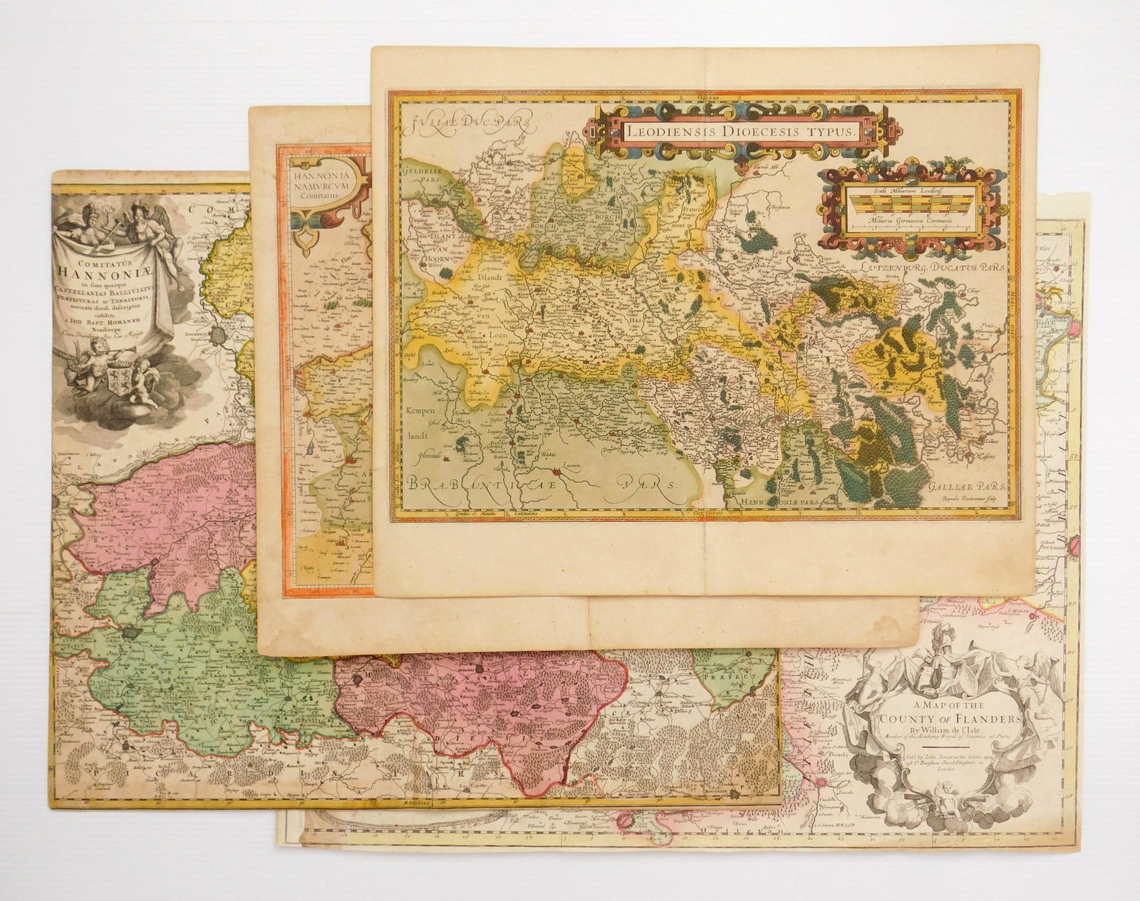 Group of 4 maps (1 of 5)