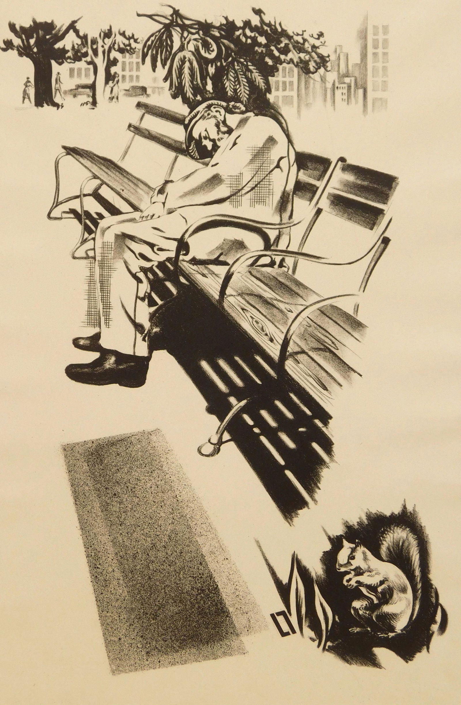 Louis Lozowick lithograph (1 of 4)