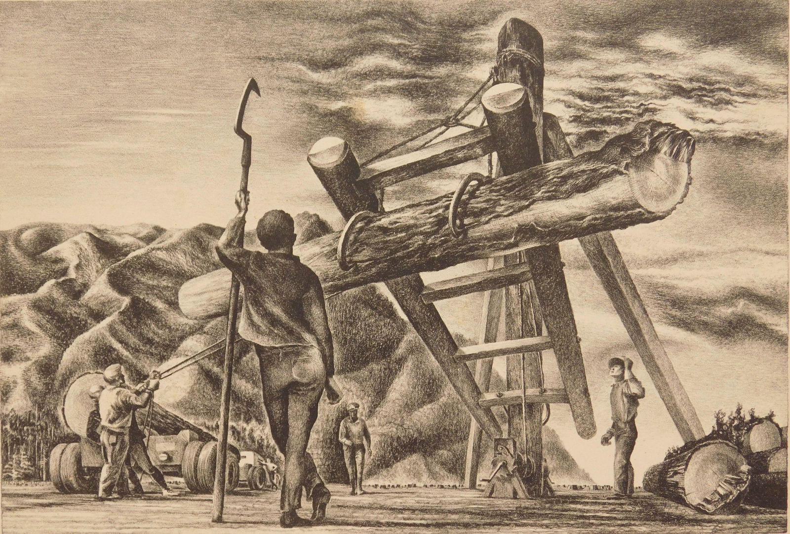 David Stone Martin lithograph (1 of 4)