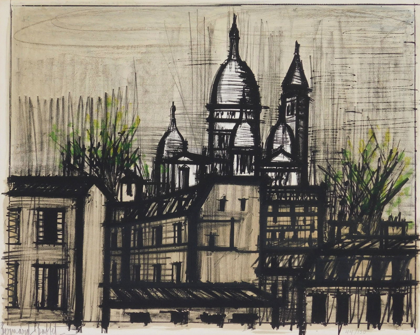 Bernard Buffet lithograph (1 of 4)