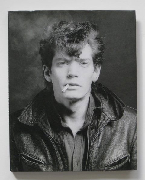 Robert Mapplethorpe book of portraits: Mapplethorpe, Robert- ''Certain People: A Book of Portraits''- essay by Susan Sontag, 3rd edition, Twelve trees Press, n.d., small folio, hard bound in blue cloth cover with embossed black lettering o