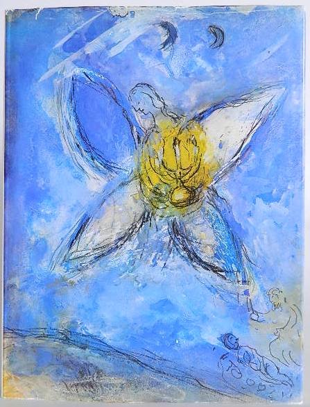 Chagall- The Biblical Message: Chagall, Marc. ''The Biblical Message''. Preface by Jean Chatelain, Tudor Publishing, New York, 1973, 1st edition complete with original lithograph, d.j.