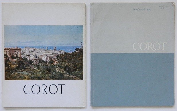 2 Corot exhibition catalogs: 2 Corot exhibition catalogs- 1.''Corot 1796-1875 An Exhibition of His Paintings and Graphic Works''. Chicago, the Art Institute of Chicago, 1960 2. Gould, Cecil. ''Corot: An Exhibition of His Printing