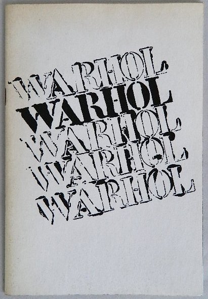 Warhol exhibition catalog with electric chair: Warhol, Andy- ''Warhol''- Ileana Sonnabend, Paris, 1964, first edition, soft cover. Exhibition catalog for this early Warhol show. Text in French by Jean-Jacques Lebel, contains the foldout electric c