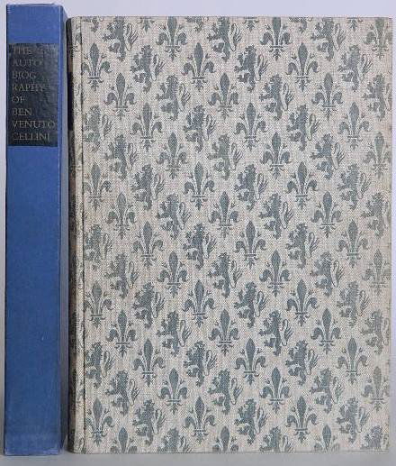 The Life of Benvenuto Cellini- LEC: Cellini, Benvenuto- The Life of Benvenuto Cellini Translated & Edited by John Addington Symonds- Limited Edition Club, Verona, Italy, 1937, decorated gray cloth, blue & gilt title label; yellow top pg