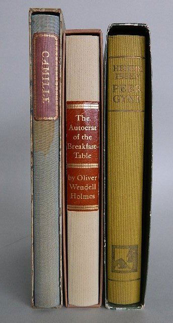 3 Limited Editions Club books 1955: 3 Limited Editions Club books 1955- 1. Fils, Alexandre Dumas- ''La Dame Aux Camelias Camille''- New York, 1955, illus. by Bernard Lamotte, the authorized translation into English by Edmund Gosse, intr