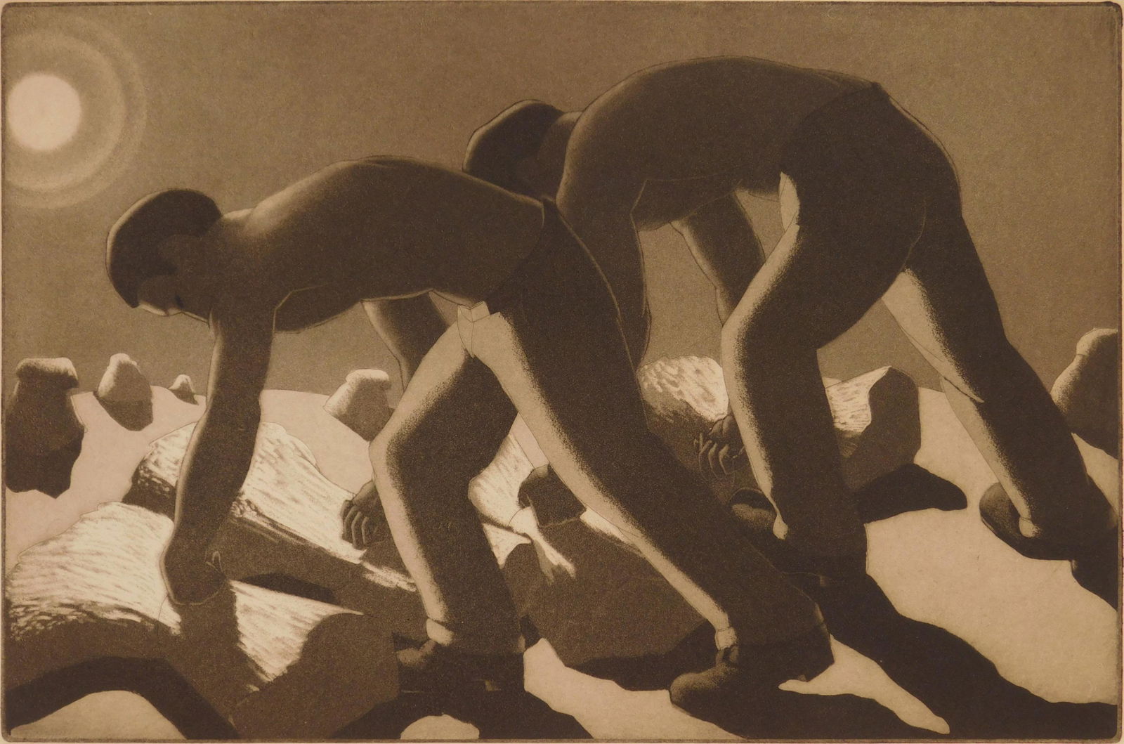 Doel Reed aquatint (1 of 4)