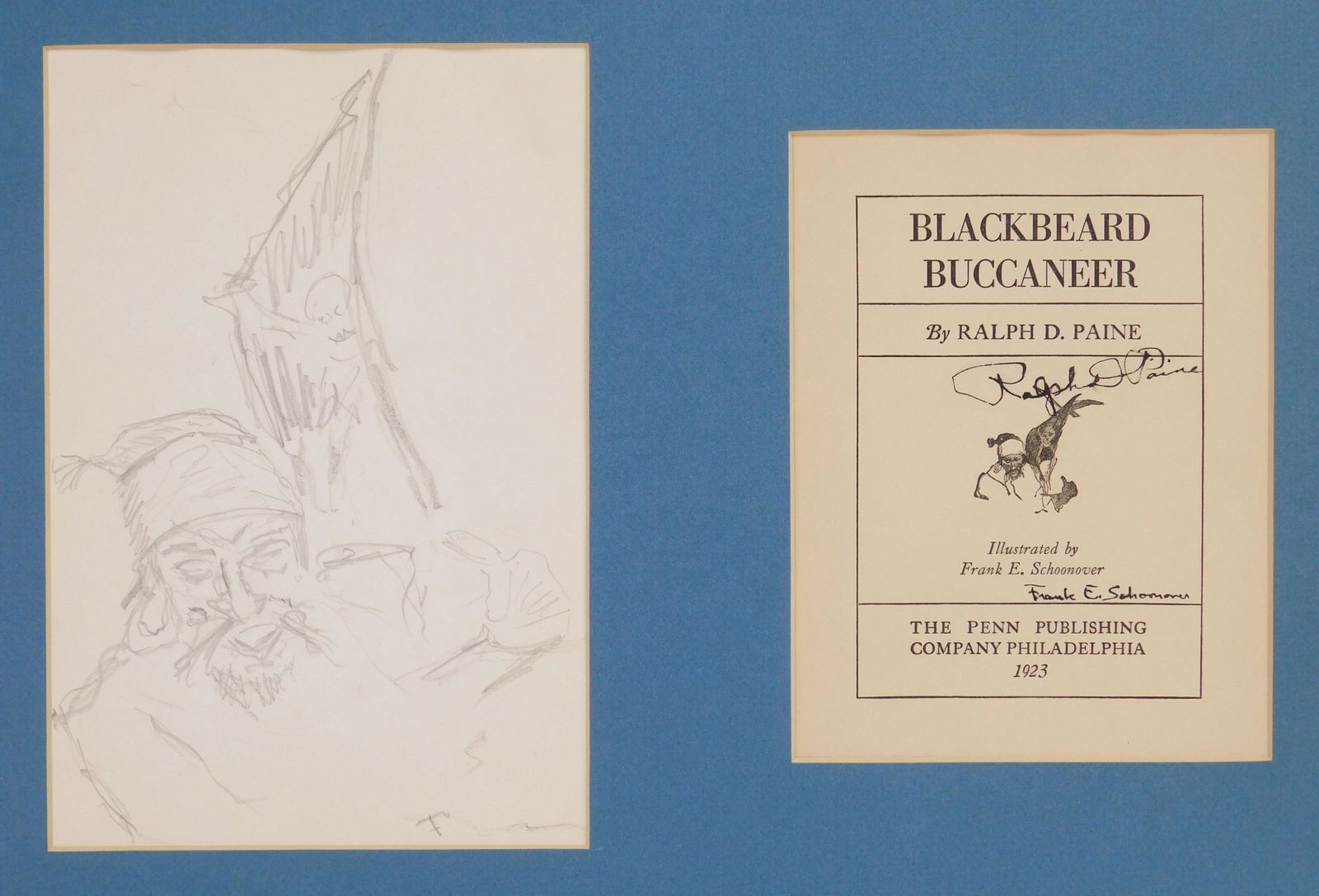 Frank Schoonover pencil drawing (1 of 6)