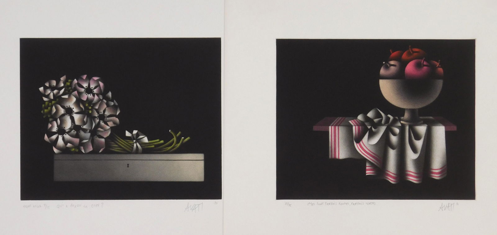 2 Mario Avati mezzotints (1 of 8)