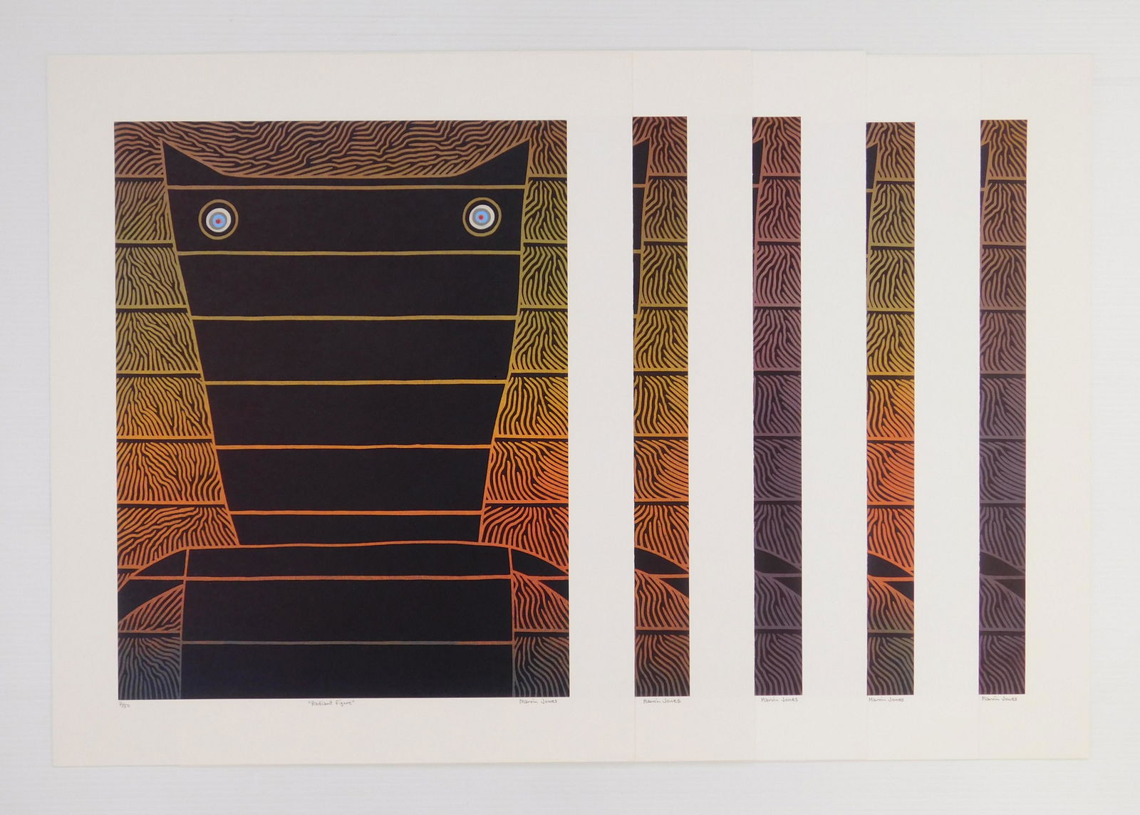 5 Marvin Jones relief prints (1 of 7)